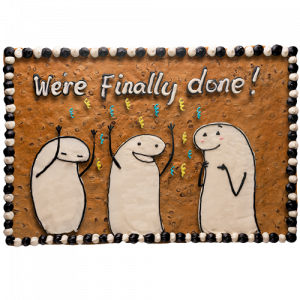 Graduation Cookie Cake